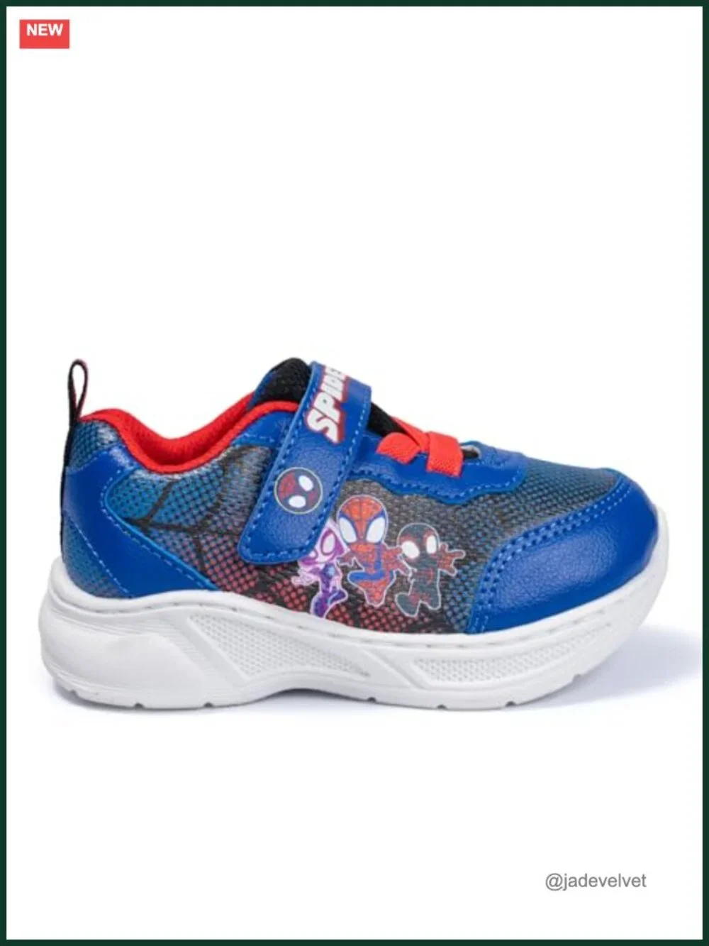 Toddler Athletic Sneakers with Velcro Closure, Breathable Mesh Upper, Non-Slip